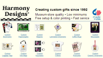eshop at Harmony Designs's web store for Made in America products